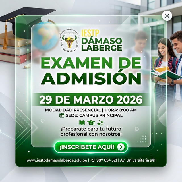 Examen de Admisión 29 de Marzo